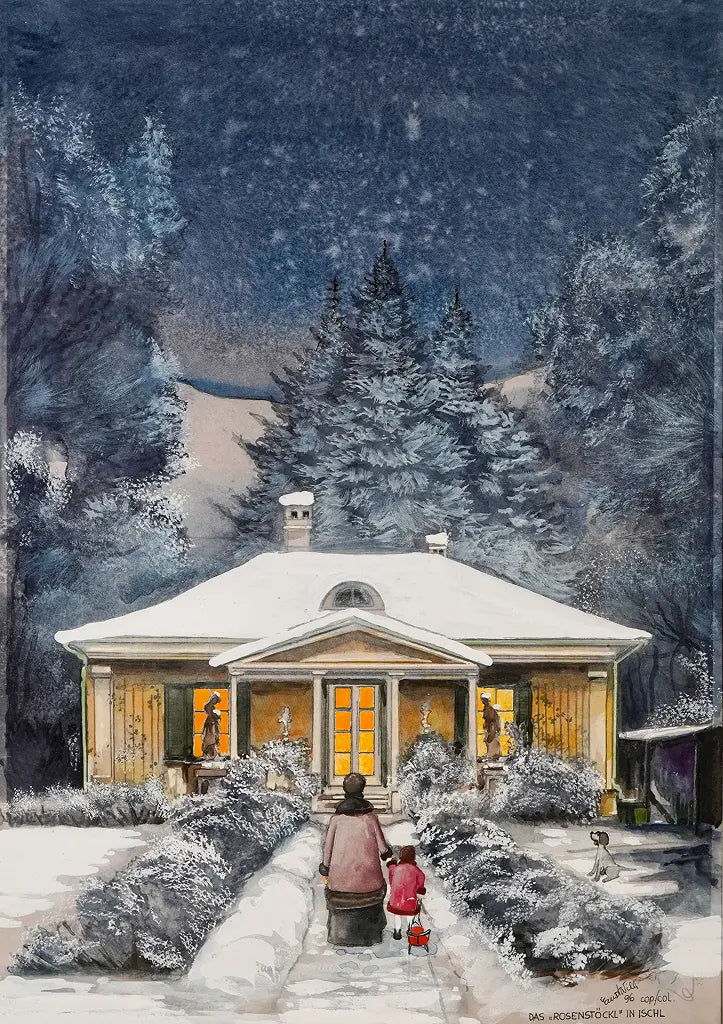 "Rosenstöckl im Winter"