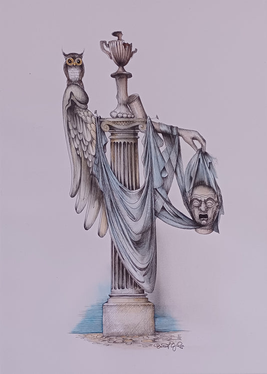 "Vogelscheuche Antik"